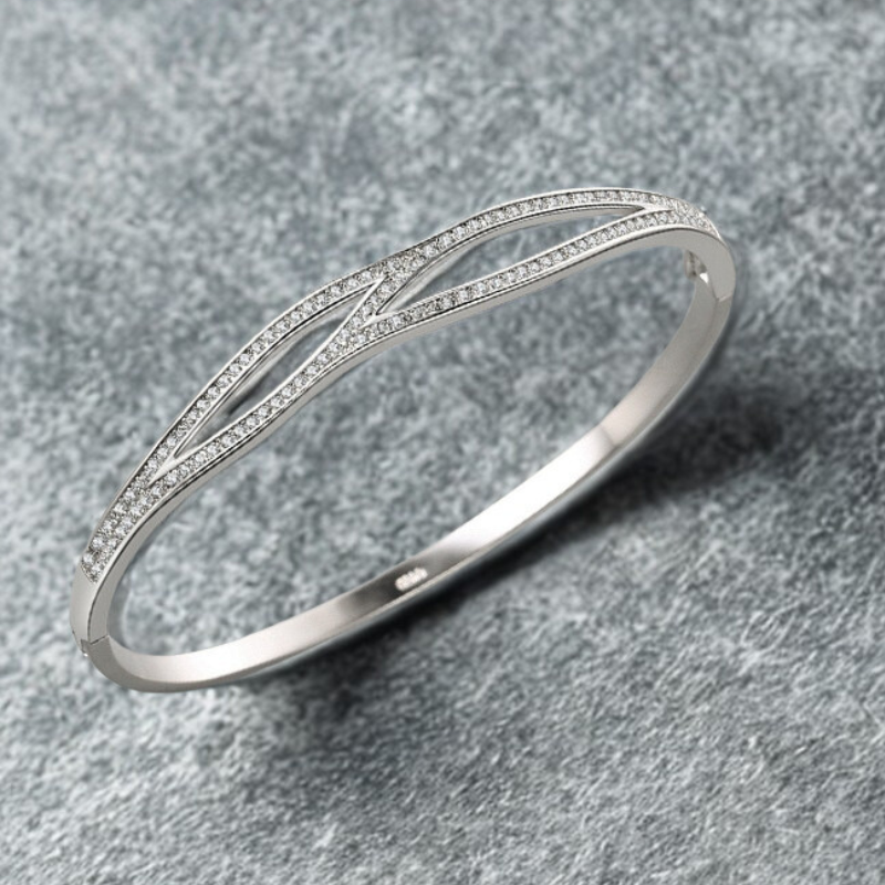 925 Silver Cross Bracelet – Timeless Elegance