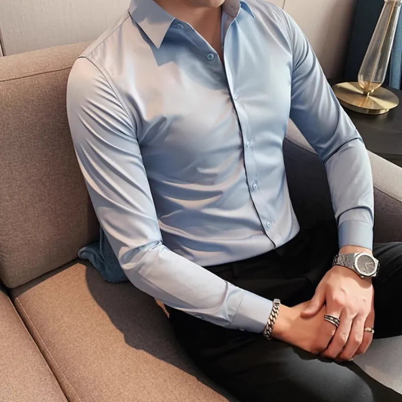 Men's cotton blend shirt – Elegance and comfort for everyday use