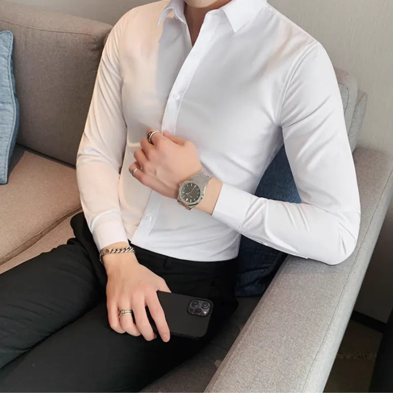 Men's cotton blend shirt – Elegance and comfort for everyday use