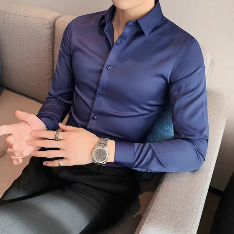 Men's cotton blend shirt – Elegance and comfort for everyday use