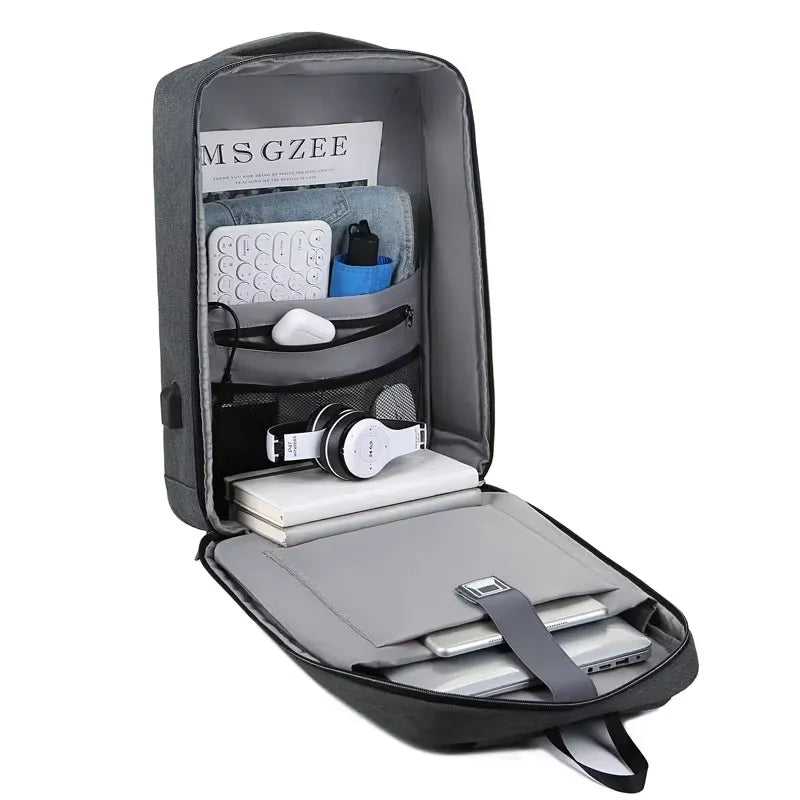 Professional Backpack – Stylish, with USB port & TSA lock