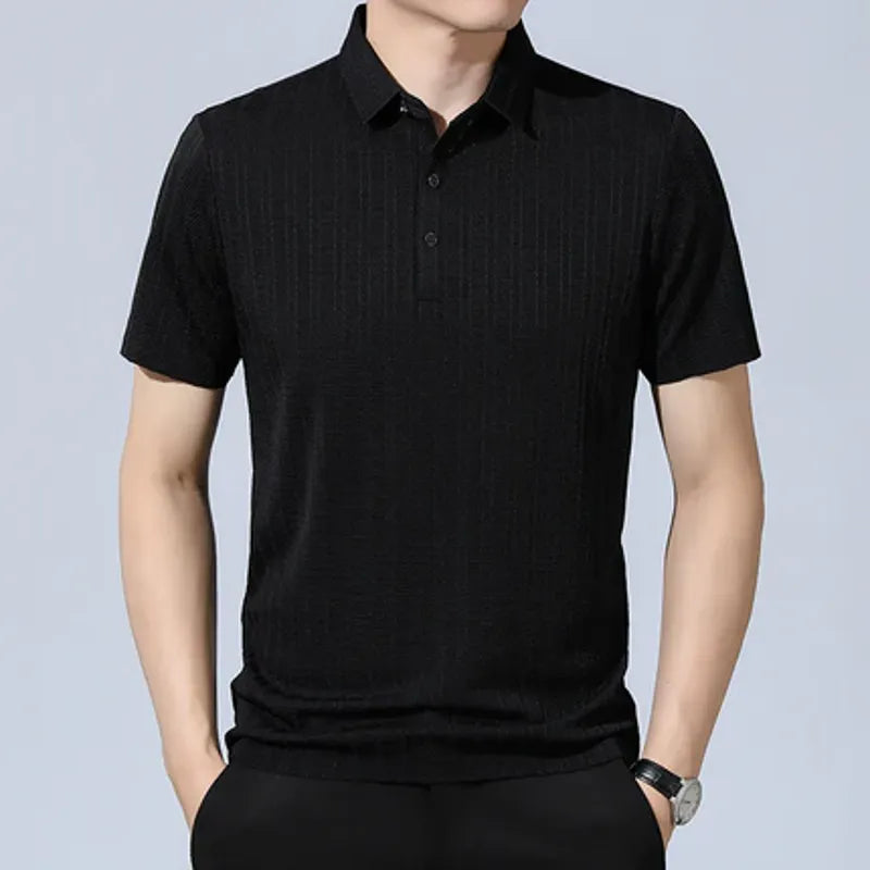 Breathable Men's Polo Shirt - Quick Drying for Summer